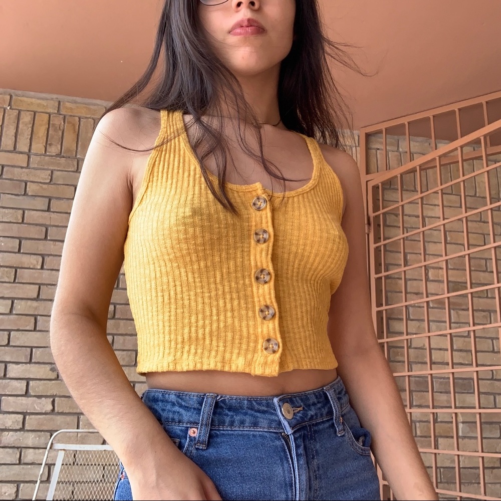 Yellow tank top